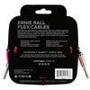 Ernie Ball Instrument Cables Ernie Ball 10FT Flex 1/4" TS Male Straight to Same Instrument Cable