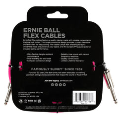 Ernie Ball Instrument Cables Ernie Ball 10FT Flex 1/4" TS Male Straight to Same Instrument Cable