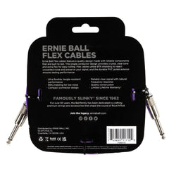 Ernie Ball Instrument Cables Ernie Ball 10FT Flex 1/4" TS Male Straight to Same Instrument Cable