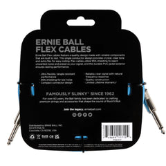 Ernie Ball Instrument Cables Ernie Ball 20ft Flex Straight Instrument Cable