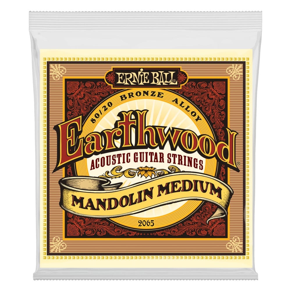 ernie ball mandolin strings ernie ball 2065 earthwood 80/20 bronze mandolin medium strings