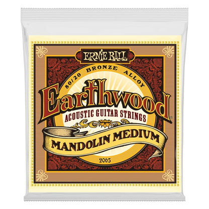 ernie ball mandolin strings ernie ball 2065 earthwood 80/20 bronze mandolin medium strings