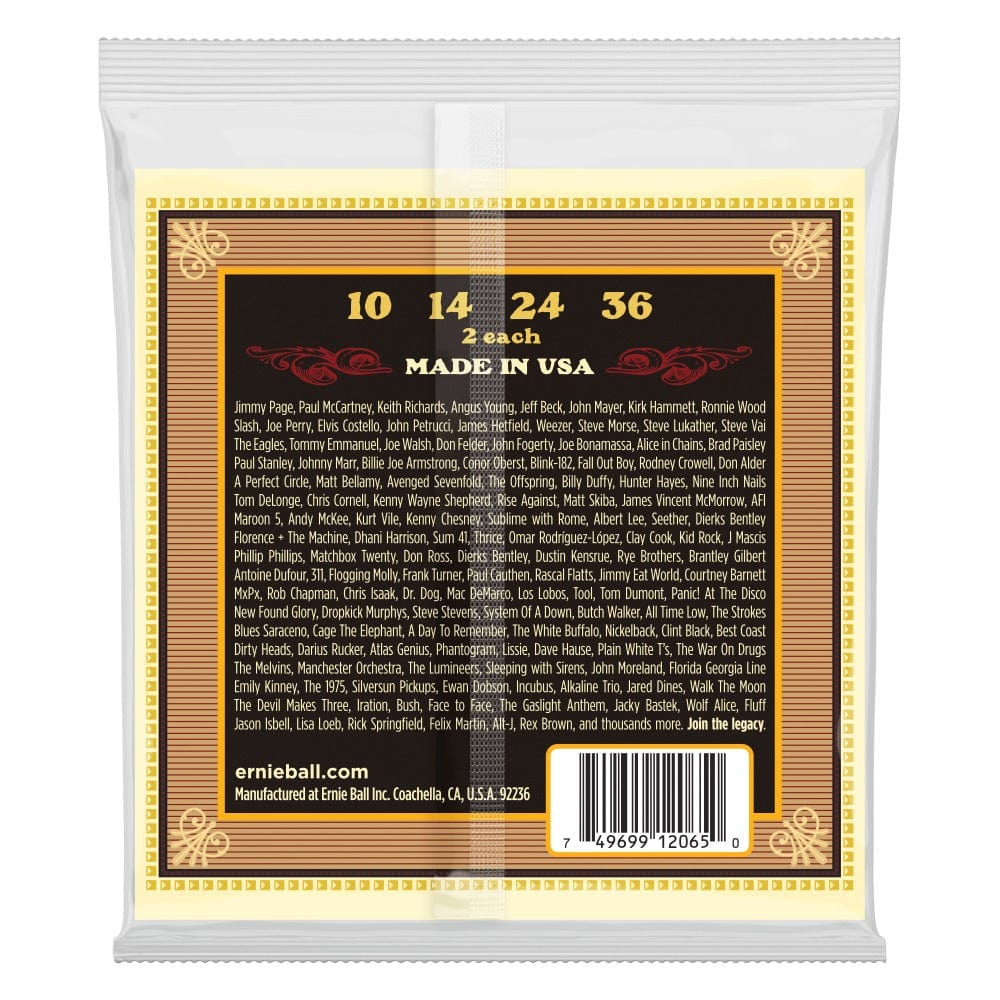 ernie ball mandolin strings ernie ball 2065 earthwood 80/20 bronze mandolin medium strings