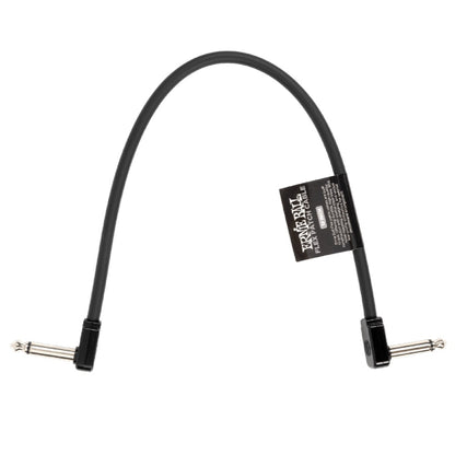 Ernie Ball Patch Cables Black / 12 Inch Ernie Ball Flex Patch Cable - Single 
