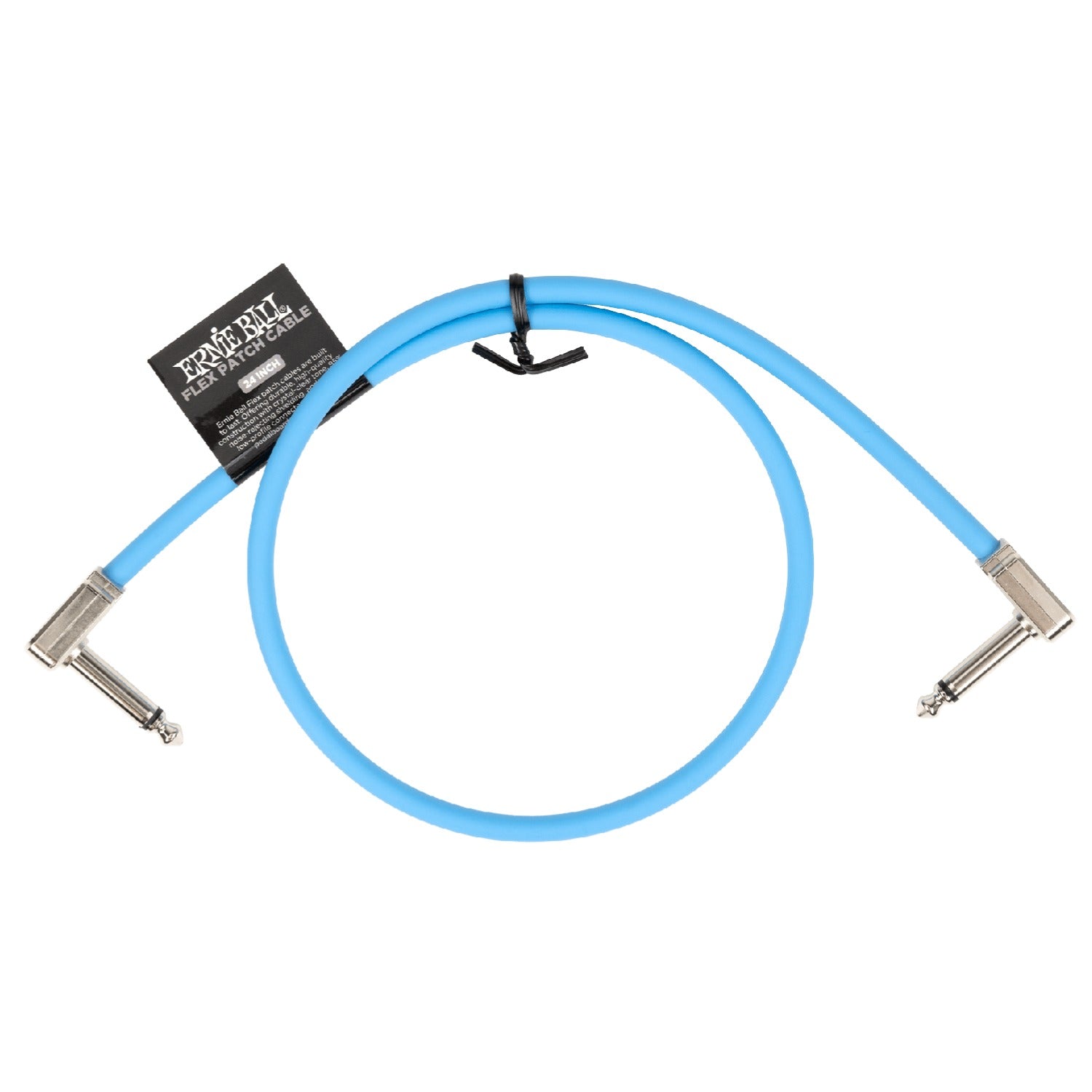 Ernie Ball Patch Cables Blue / 24 Inch Ernie Ball Flex Patch Cable - Single #color_blue,size_24-inch