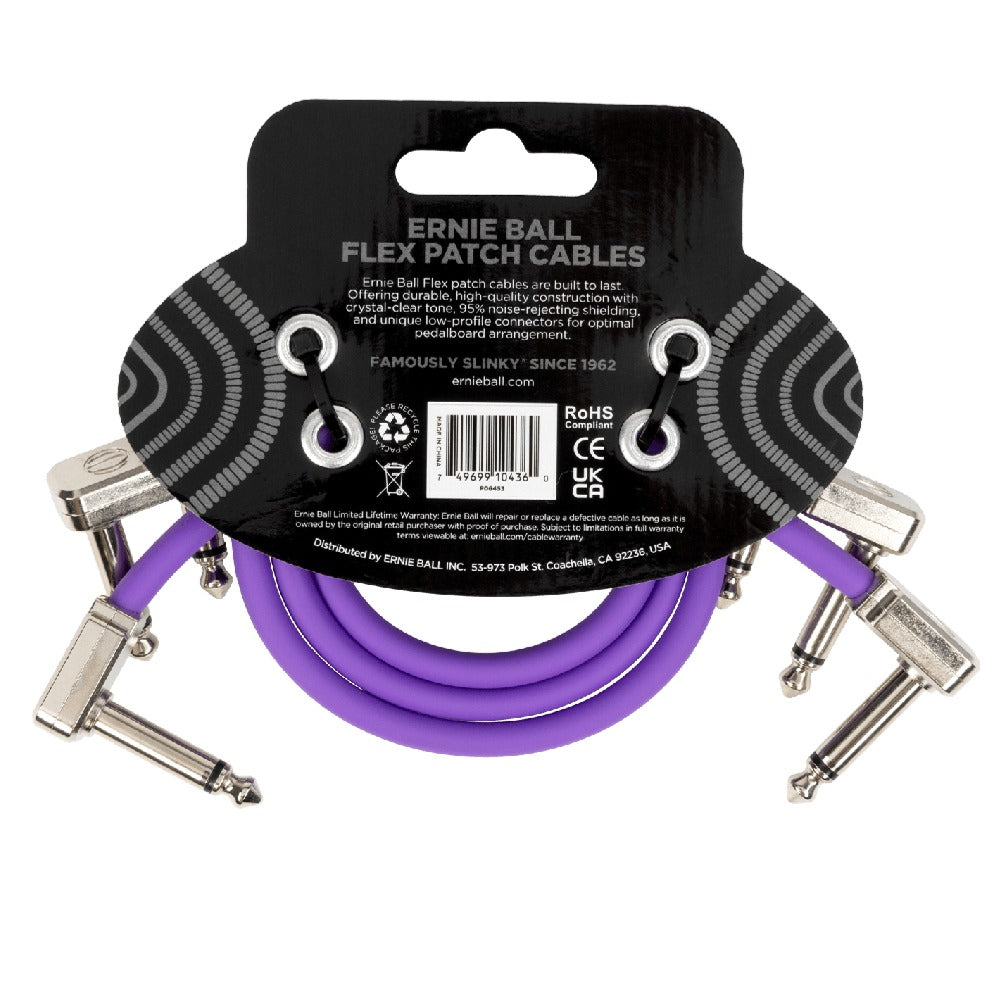 Ernie Ball Patch Cables Ernie Ball Flex Patch Cable - Pack of 3