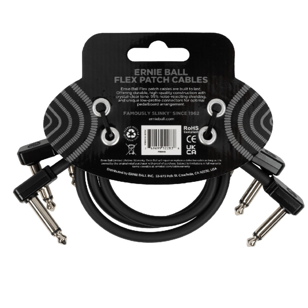 Ernie Ball Patch Cables Ernie Ball Flex Patch Cable - Pack of 3