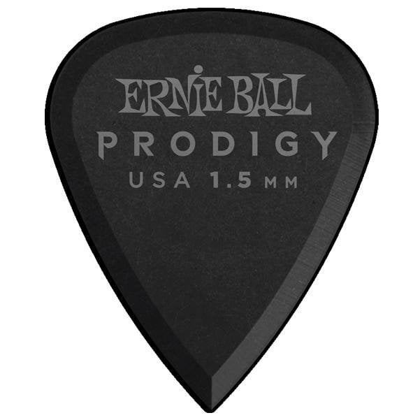 ernie ball picks ernie ball 9199 1.5mm standard prodigy guitar picks - pack of 6 - black