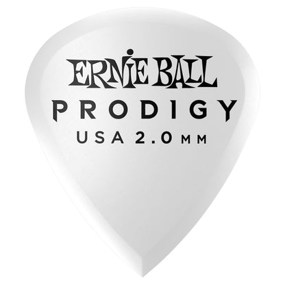 Ernie Ball Picks Ernie Ball 9203 Mini Prodigy Guitar Picks - Pack of 6 - 2.0mm White
