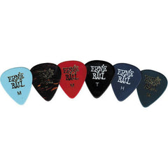 Ernie Ball Picks Mix Gauge Ernie Ball Celluloid Mixed Color Guitar Picks- 2 Dozen