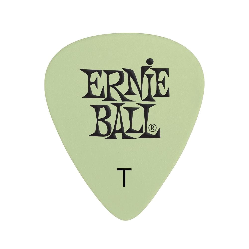 ernie ball picks thin ernie ball super glow cellulose guitar picks - pack of 12    