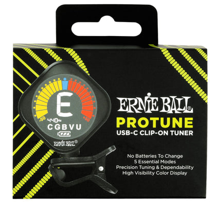 Ernie Ball Tuners Ernie Ball ProTune USB-C Rechargeable Clip-on Tuner