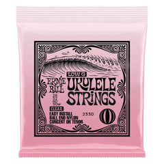 Ernie Ball Ukulele Strings Clear Ernie Ball Concert & Tenor Wound G Nylon Ball End Ukulele Strings
