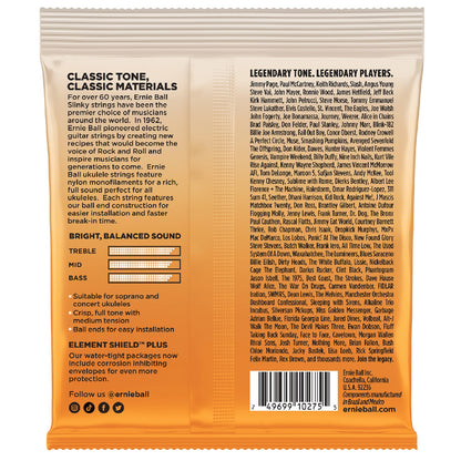 Ernie Ball Ukulele Strings Ernie Ball 2329 Ball End Nylon Ukulele Strings - Clear