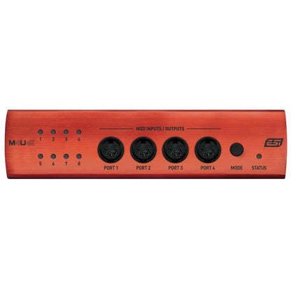 esi audio interfaces esi m4u ex 8-port usb 3.0 midi interface with usb hub