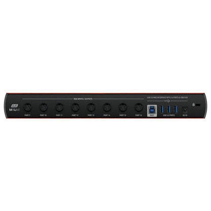 esi midi interfaces esi m8u ex 16-port usb 3.0 midi interface with usb hub