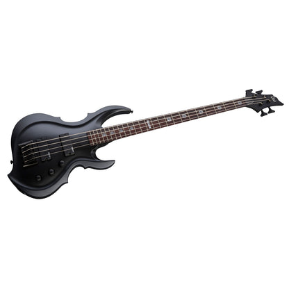 ESP Bass Guitars Black Satin ESP LTD TA-204-FRX 4 String Bass Guitar
