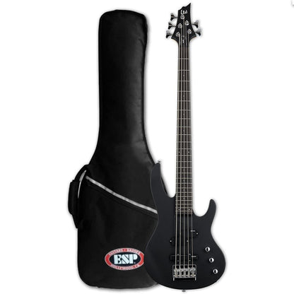 ESP Bass Guitars ESP LTD B-15 5-String Electric Bass Guitar - Black Satin