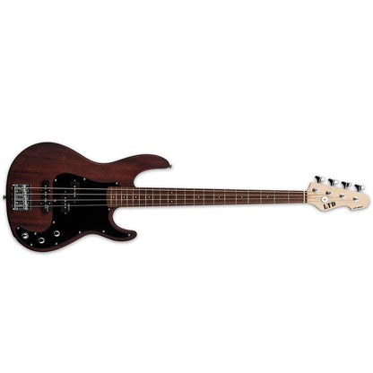 esp bass guitars natural satin esp ltd ap-204 4-string electric bass guitar - jatoba fretboard   