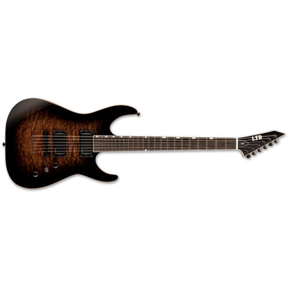 esp electric guitars black shadow burst esp ltd josh middleton signature jm-ii 6-string electric guitar   