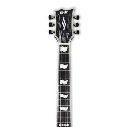 esp electric guitars esp e-ii eclipse evertune 6-string electric guitar - black satin