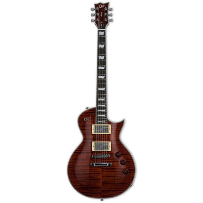 esp electric guitars esp ec-1000 fluence 6-string electric guitar - tiger eye