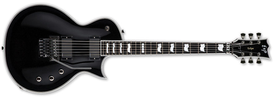 esp electric guitars esp japanese standard eclipse-ii fr -black electric guitar