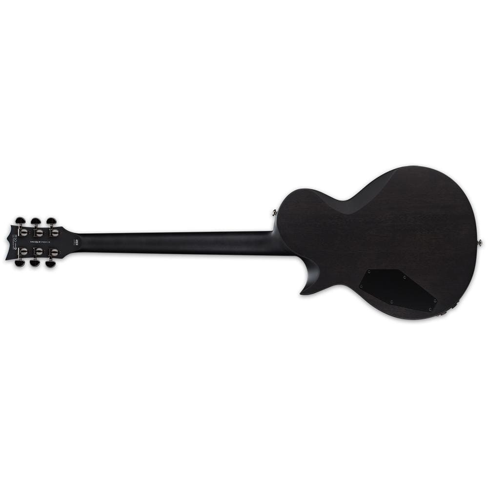 esp electric guitars esp ltd bb-600 baritone electric guitar - see thru black sunburst satin