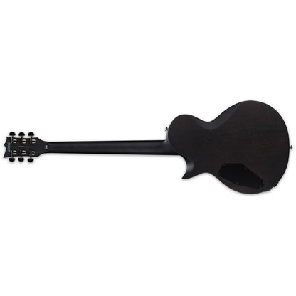 esp electric guitars esp ltd bb-600 baritone electric guitar - see thru black sunburst satin