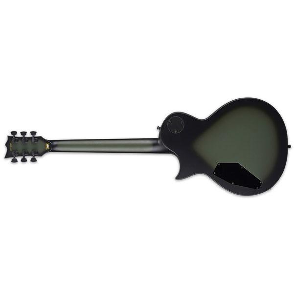 esp electric guitars esp ltd bk600mgsbs bill kelliher signature electric guitar - military green sunburst satin