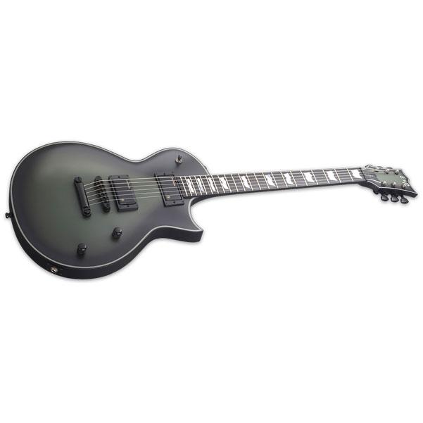 esp electric guitars esp ltd bk600mgsbs bill kelliher signature electric guitar - military green sunburst satin
