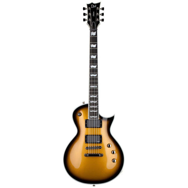 esp electric guitars esp ltd ec series ec-1000 electric guitar - metallic gold sunburst