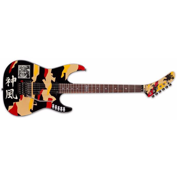 esp electric guitars esp ltd gl-200k george lynch kamakaze-1 electric guitar