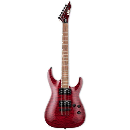 ESP Electric Guitars ESP LTD MH-200QM NT 6 String Electric Guitar - See Thru Black Cherry