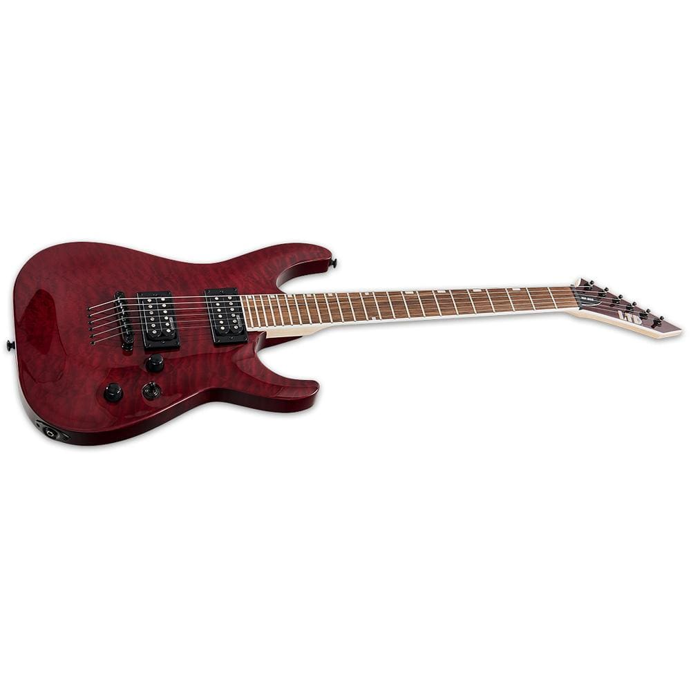 LTD　String　Online　Electric　Thru　Cherry　Black　MH-200QM　See　ESP　Guitar　NT　Buy　Bajaao
