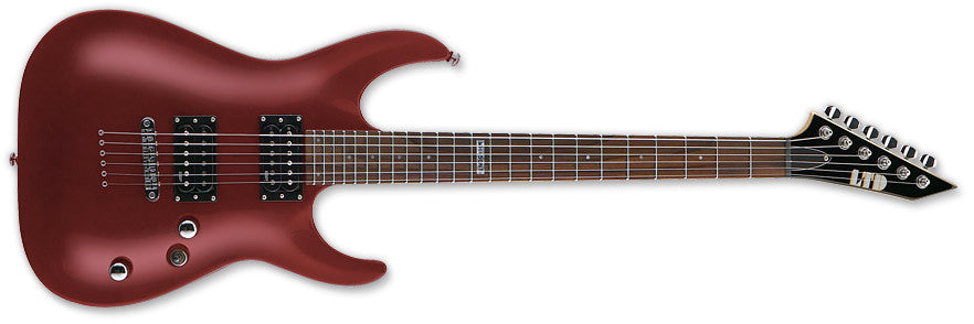 esp electric guitars esp ltd mh-50 electric guitar non tremolo - black cherry