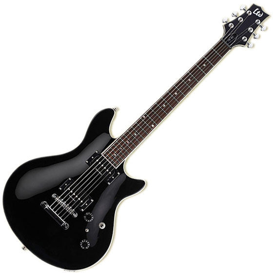 esp electric guitars esp ltd pb-401 electric guitar - black