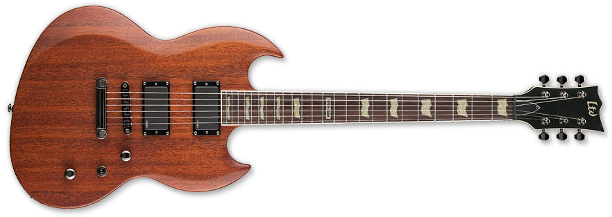 esp electric guitars esp ltd viper300m viper electric guitar-vintage brown satin