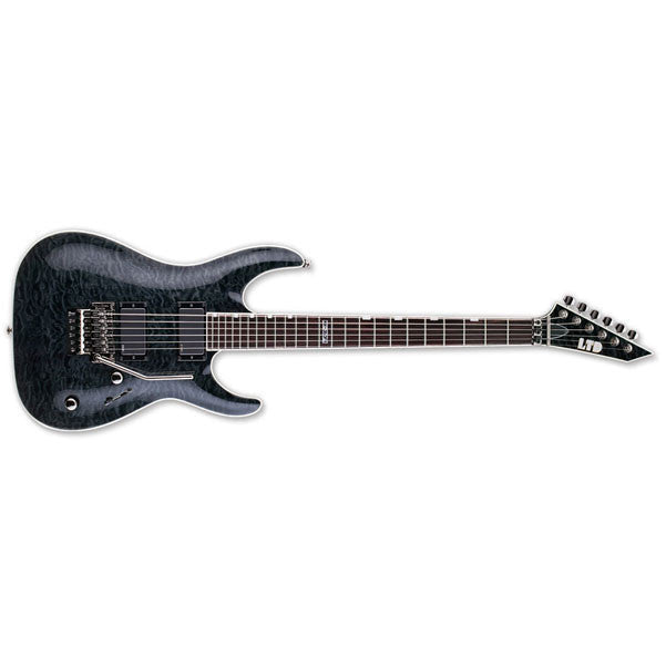 esp electric guitars esp mh series lmh350frstblk electric guitar, black