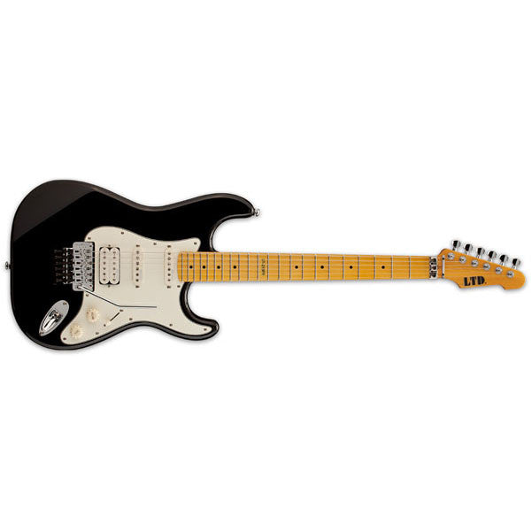 esp electric guitars esp st-213fr maple blk