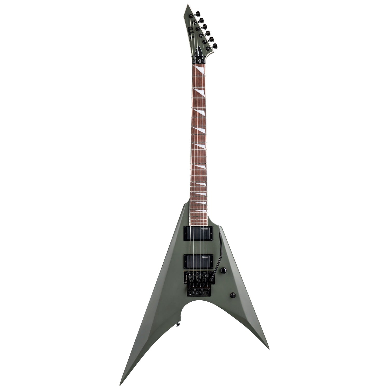ESP Electric Guitars Military Green Satin ESP LARROW200 6 String Electric Guitar