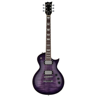 esp electric guitars see through purple sunburst esp ltd ec-256fm 6-string electric guitar 