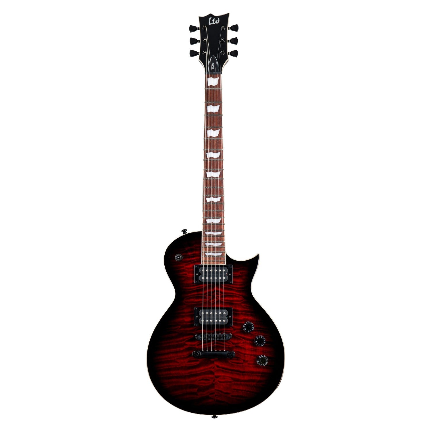 ESP Electric Guitars See Thru Black  Cherry Sunburst ESP LTD EC-256 Quilted Maple 6 String Electric Guitar