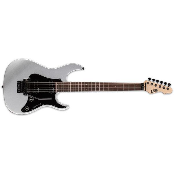 esp electric guitars silver metallic esp ltd sn-200 fr electric guitar  #color_silver-metallic