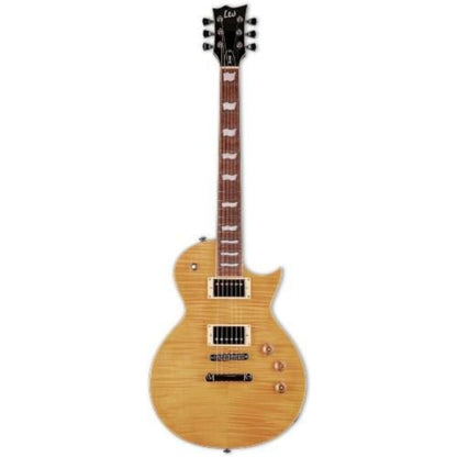 esp electric guitars vintage natural esp ltd ec-256fm 6-string electric guitar 