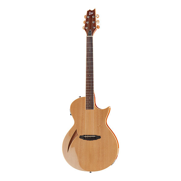esp electro acoustic guitars esp ltd tl-6 cutaway electro acoustic guitar - natural