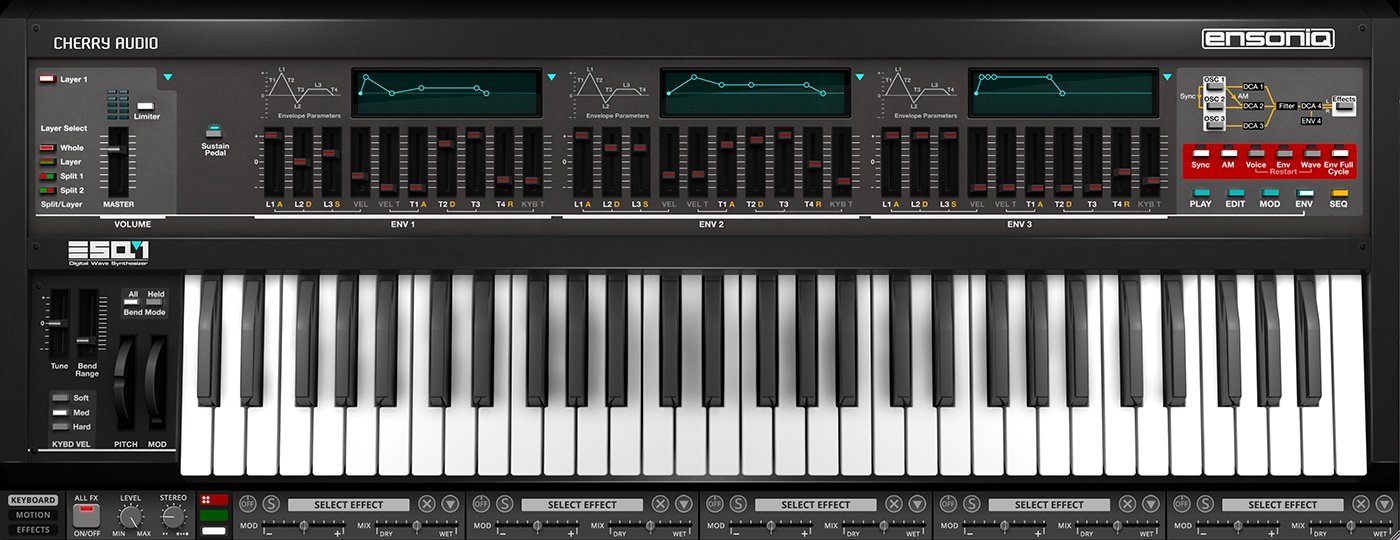 Cherry Audio Ensoniq ESQ-1