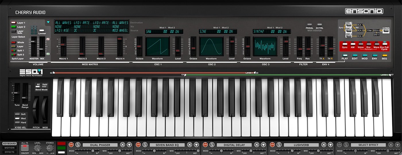 Cherry Audio Ensoniq ESQ-1