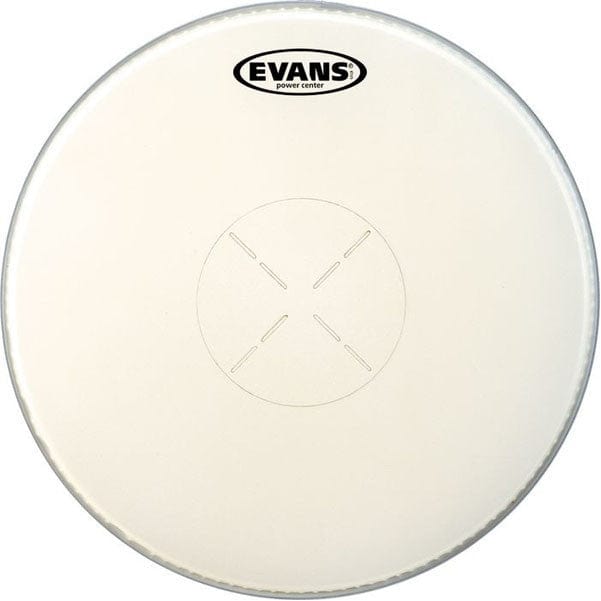 evans drum heads evans 14" power center coated snare drum head b14g1d-b
