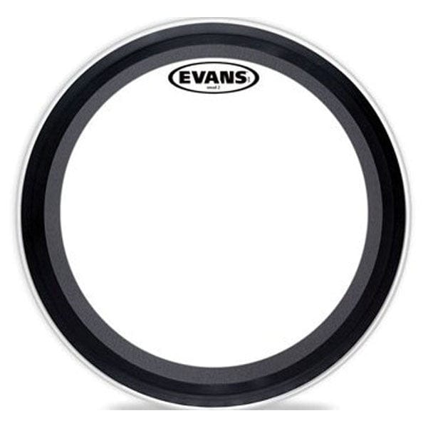 evans drum heads evans bass drum head, emad2 22" bd22emad2